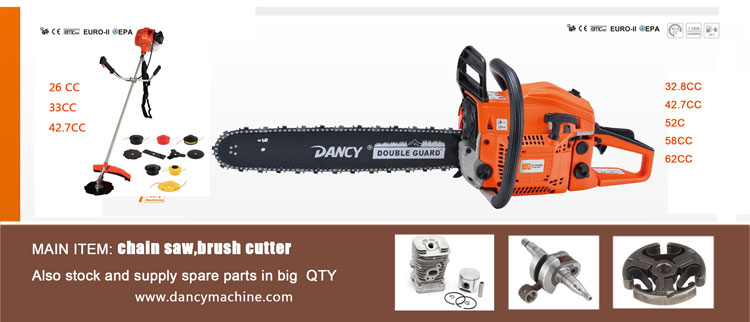 gasoline chain saw and brush cuuter poland marketing