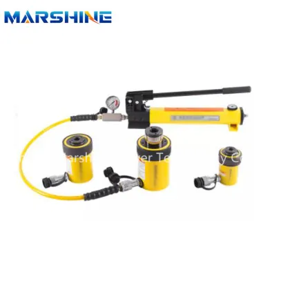 High Pressure Manual Pump with Pressure Gauge Adapt