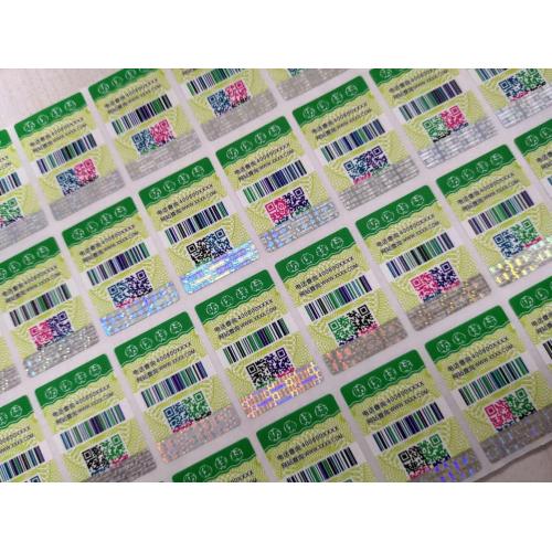 Mengubah warna stiker hologram kode QR