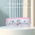 Καθαρίστε τη θήκη μολύβδου PVC Pink Pink για παιδιά