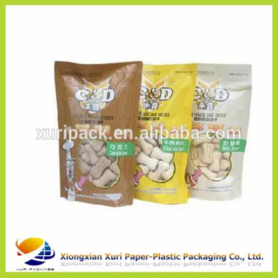 New design hot sale pet food packaging bag,side gusset pet food bag with valve