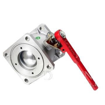 China Standard Square Flange Ball Valve for Fuel Tanker Truck (Aluminum)