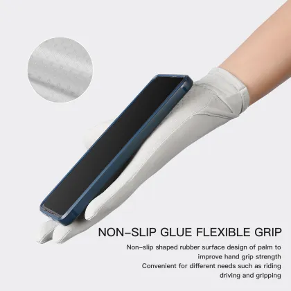 Summer UV Protection Silk Gloves for Women - Touchscreen & Driving