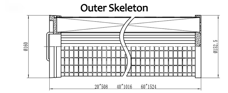 large flow water filter cartridge