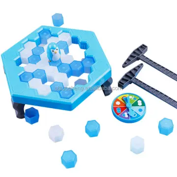 Intelligent Ice Block Breaking Game: Balancing Ice Cube Toy for Save Penguin Challenge