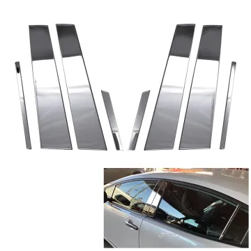 Chromed Window Pillar Covers for Toyota Prius 60 (2023)