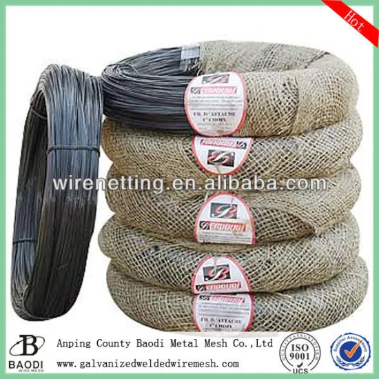 High Quality Q195 Carbon Steel Black Iron Wire
