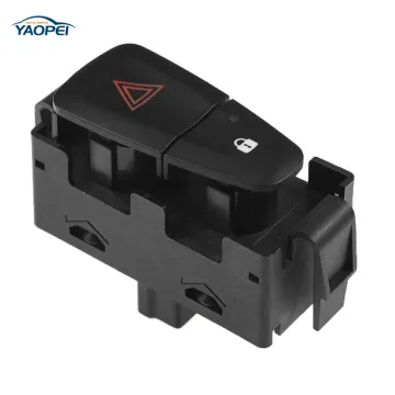 YAOPEI Hazard Warning Switch for Renault Scenic 2010-2015 Lodgy Logan Sandero II