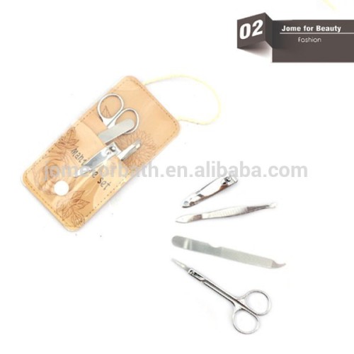 wholesale Promotional stainless steel 6pcs manicure set for girl