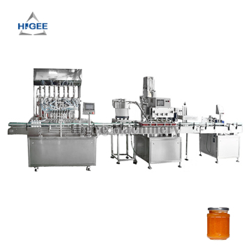 Higee 250ml Bal Reçeli Doldurma ve Kapatma Makinesi - Bal Şişeleme Makinesi