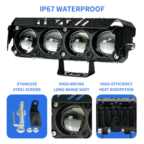 37W IP67 Motorcycle Spotlight Lighting Systems Fog Light