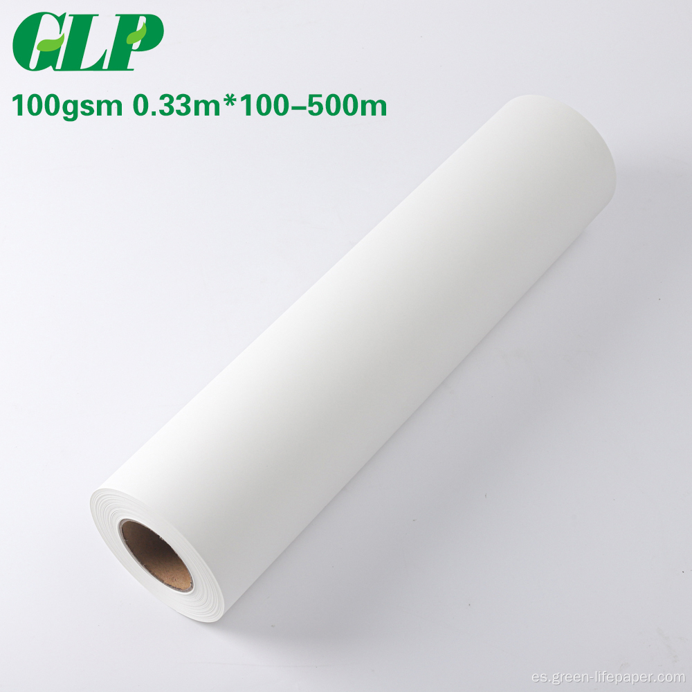 Papel de rollo de sublimación térmica 8.5x11 100 gsm