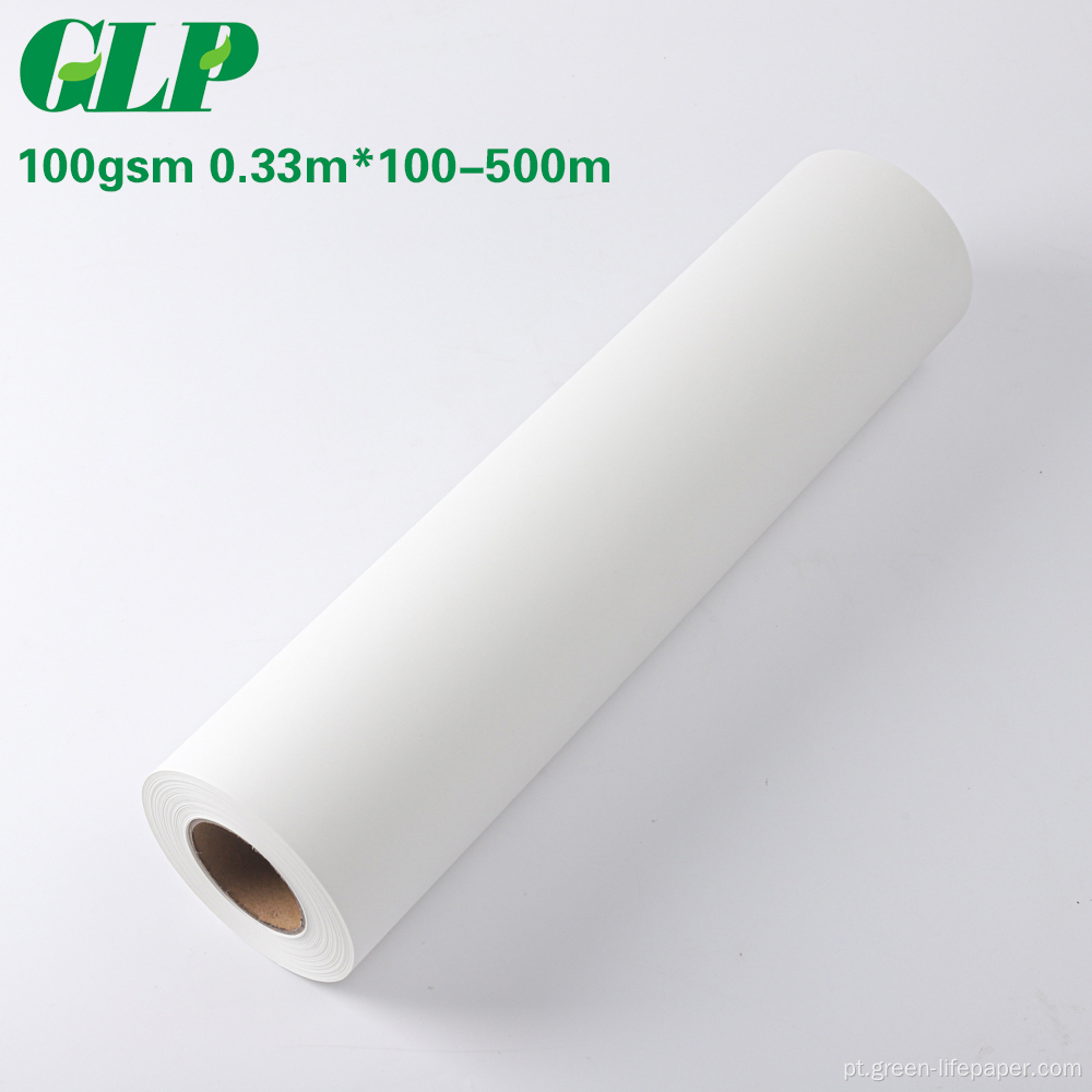 8.5x11 100gsm de papel de rolo de sublimação térmica