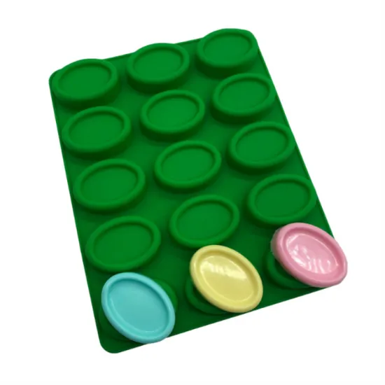 15 Cavity Oval Silicone Baking and Soap Molding Tools: Creating Custom Cakes and Soaps
