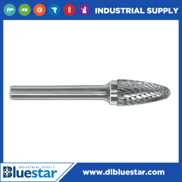 shape F carbide burrs/rotary files tree shape radius end/RBF