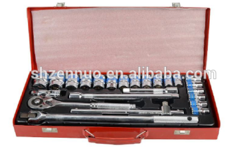 1/2"Dr 24pcs CR-V socket wrench set