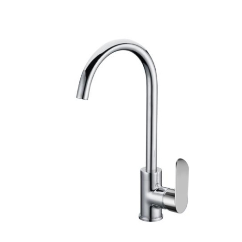 Single Lever Kitchen Faucet Simple Design Brass Kitchen Faucet Supplier