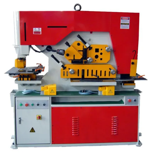 Hydraulic Multifunction Punching and Shearing Machine for Metal Sheets