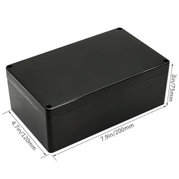 200x120x75mm Electrical Junction Box: Outdoor Enclosure for Electronics Instruments