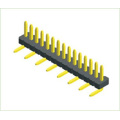 1.27 mm (.050 &quot;) SMT SMT 180 ° Pin de encabezado vertical Strips Conector