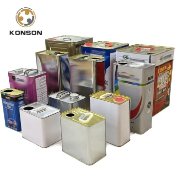 Kare Dikdörtgen Motor Yağı Bidonu