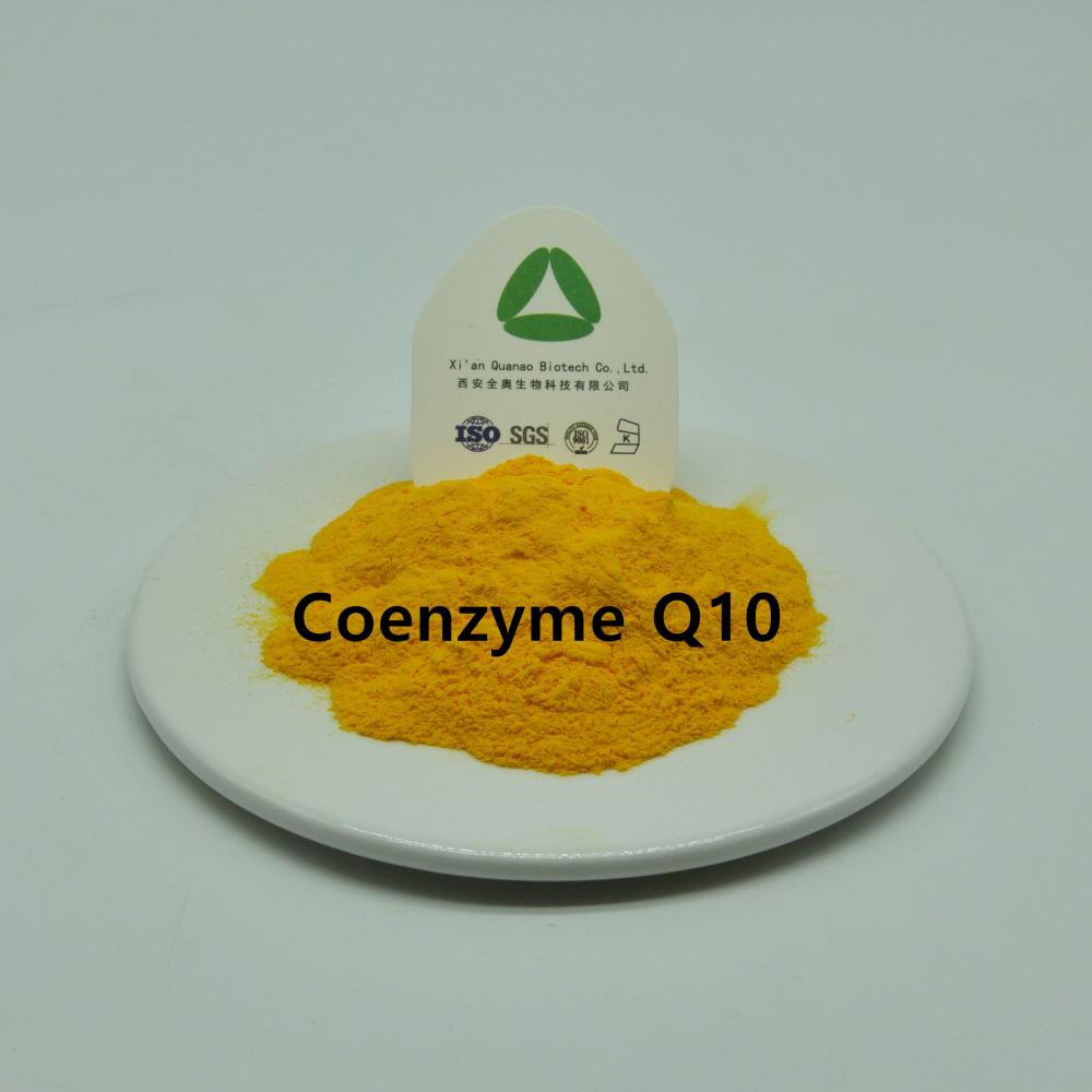 COQ10 مسحوق أنزيم Q10 قابل للذوبان في الدهون 98٪ مسحوق 303-98-0