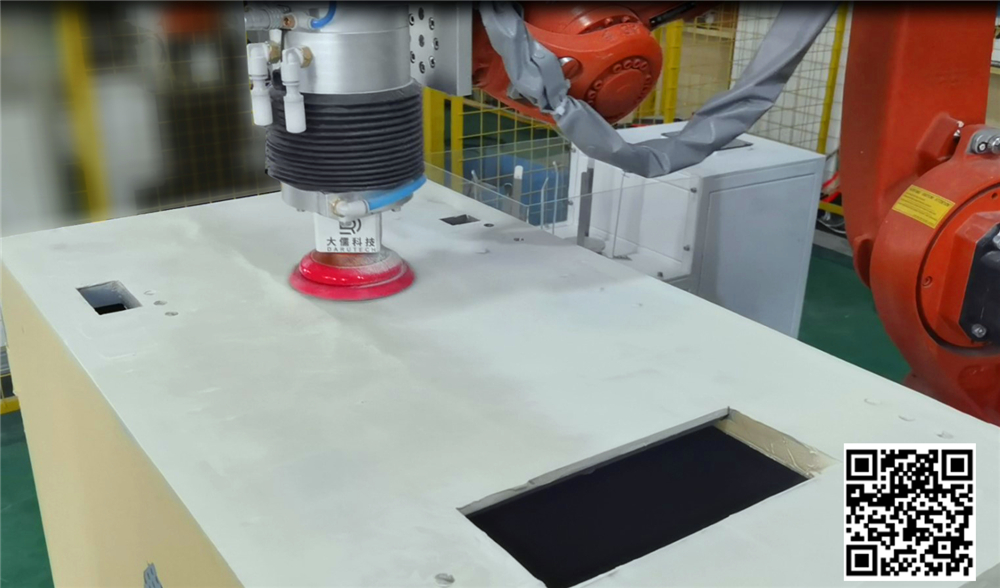 Robotic weld grinding finishes tool