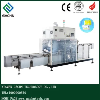 Xiamen The Full Servo Prefabricated Bags Paper Sanitary Napkins Packaging Machine Paper Paking Machine