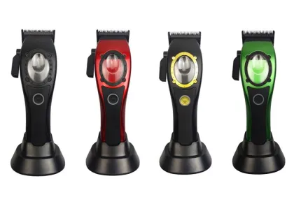 Professional HClippers 8000 RPM Hair Clipper Machine and Kemei Hair Clipper Set for Barbers