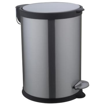 Silver Stainless Steel Pedal bin