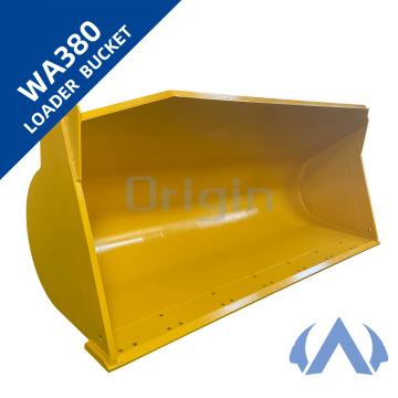 WA380 წინა ბოლოში მტვირთავის bucket მძიმე მოვალეობის bucket