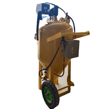 Dustless Sandblasting Machine for Cleaning Crane, Dump Truck, and Concrete Truck