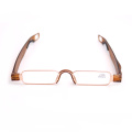 Stylish Clear Folding Prescription Red Reading Glasses