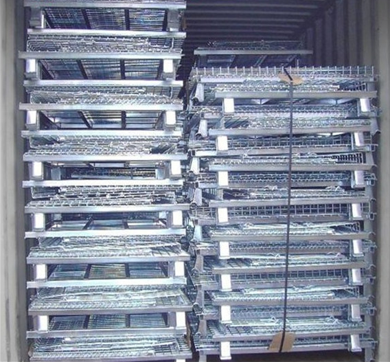 Folding Galvanized Storage Cage