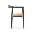 Кожа высокой спины деревянный обеденный стул подходит для подходящего размера