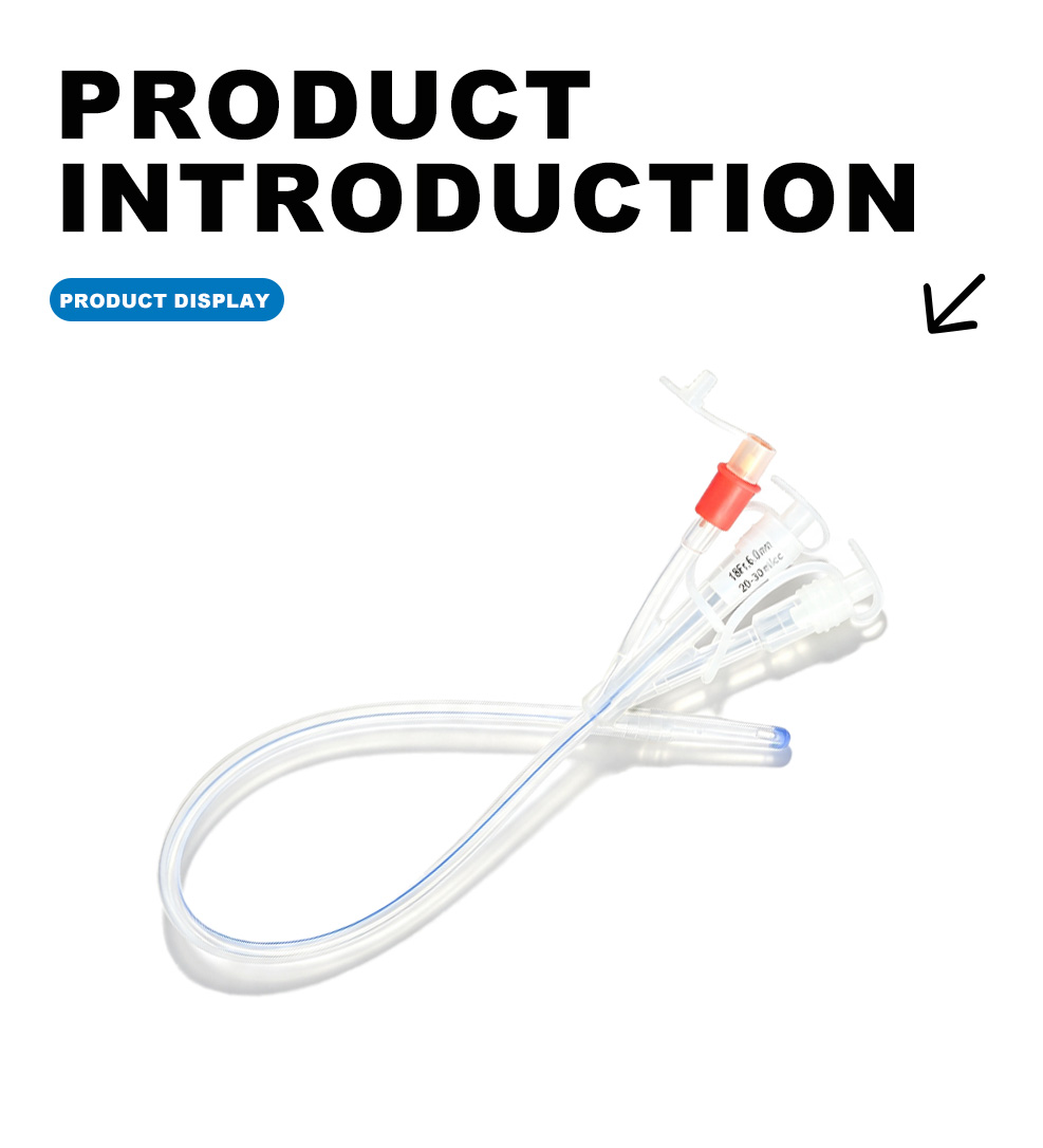 Disposable Silicone Foley Catheter (3-way Type)-x