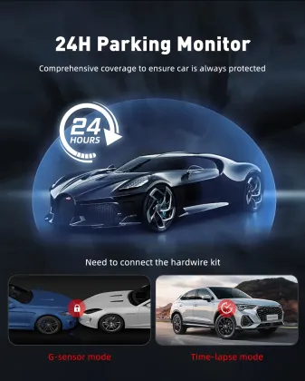 3 Channel Cabin View 4K Car DVR with WiFi and Night Vision