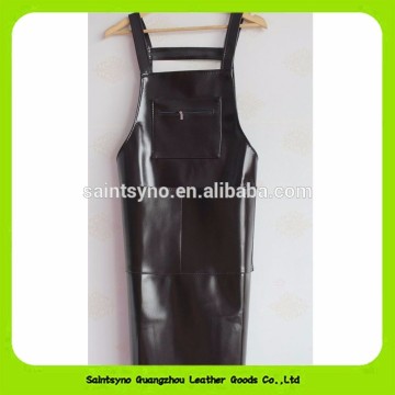 16021 Custom kitchen apron for waiter with waterproof leather apron