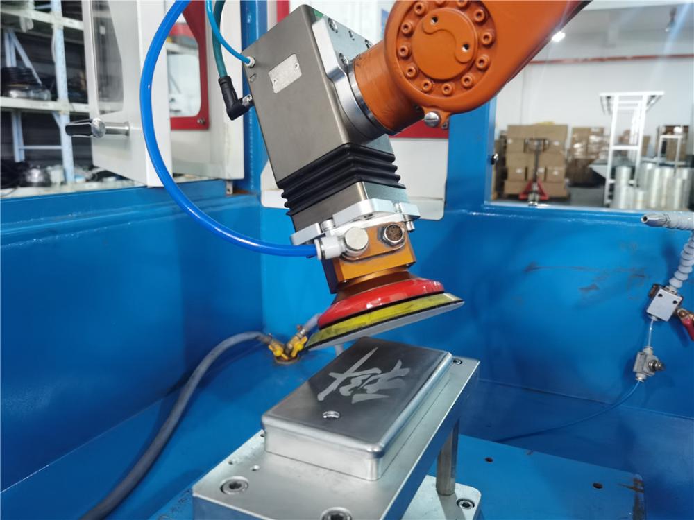 Robotic surface finishing sanding machine system