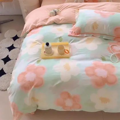 autumn fairy-tales bed sheet cover bedding pillowcase set