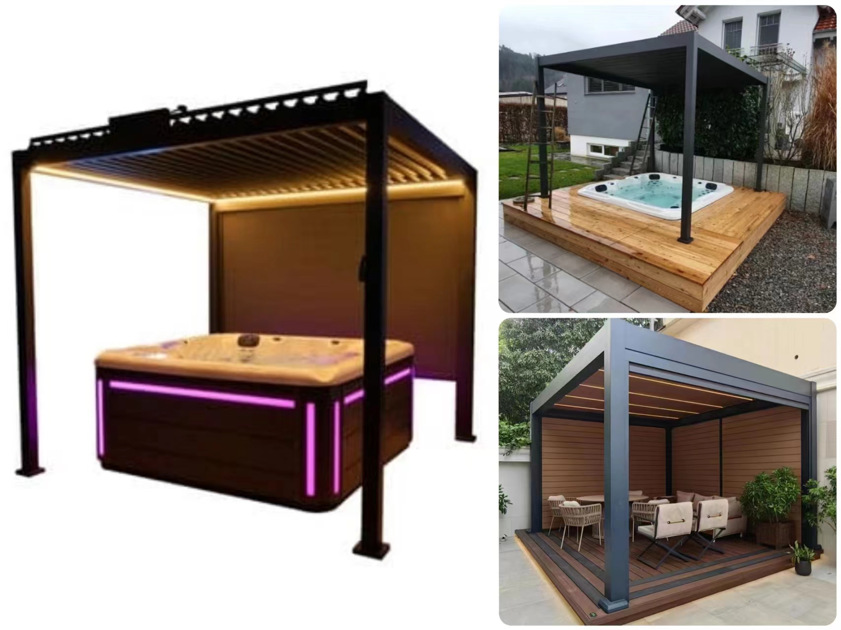 louvered pergola