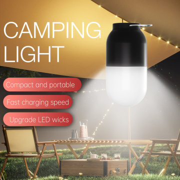 Portable Rechargeable LED Camp Tent Light for Outdoor Camping