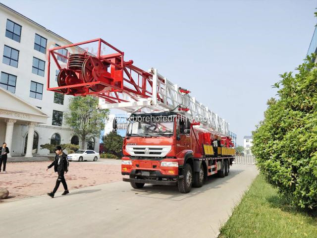 5500m Truck-mounted Oil Well Workover Rig