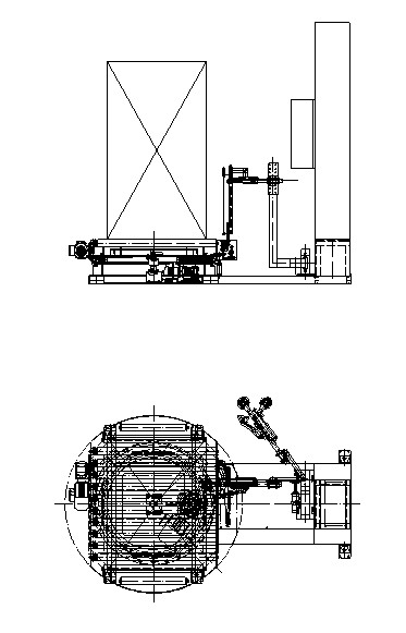 Drawing of the main structure