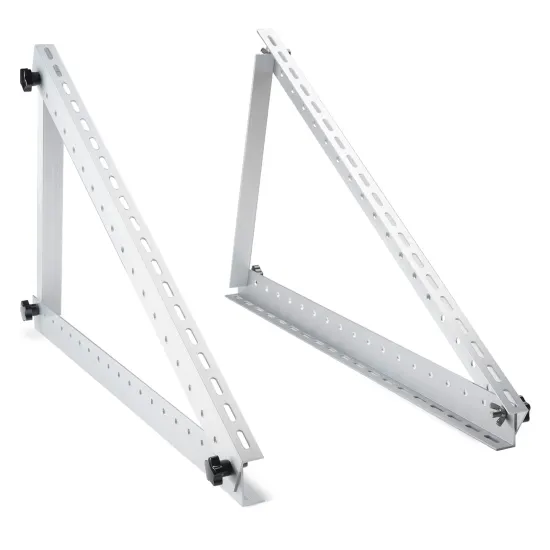 Triangle Folding Solar Panel Mounting System Bracket - 41 Inch Ballasted Roof Mounting Solution