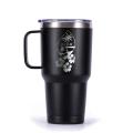 Taza de café de acero inoxidable de 30oz con asa