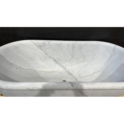 手作りの大理石の浴槽ユニークなスタイルの特注フィット