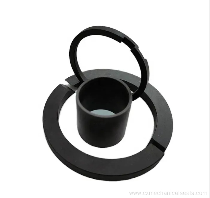 Carbon filled ptfe piston shaft sealing