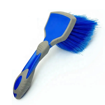 Anti-Scratch Auto Wheel Hub Cleaning Brush Rubber Brush Head Rim Strip Tire Gap Cleaner