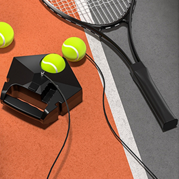 Professional Tennis Practice Machine with Automatic Ball Launcher and Swing Simulator